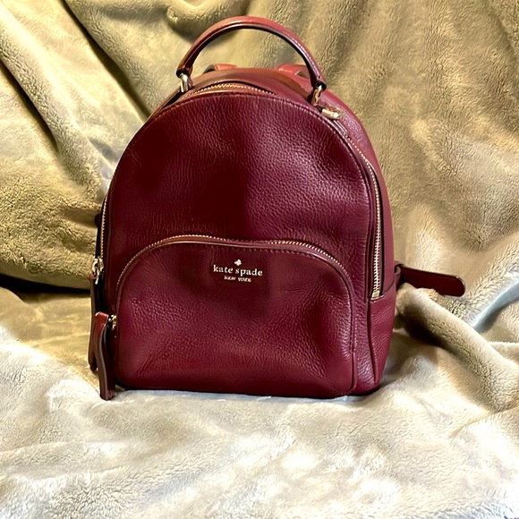 Kate Spade pebbled leather Jackson backpack - Picture 1 of 5